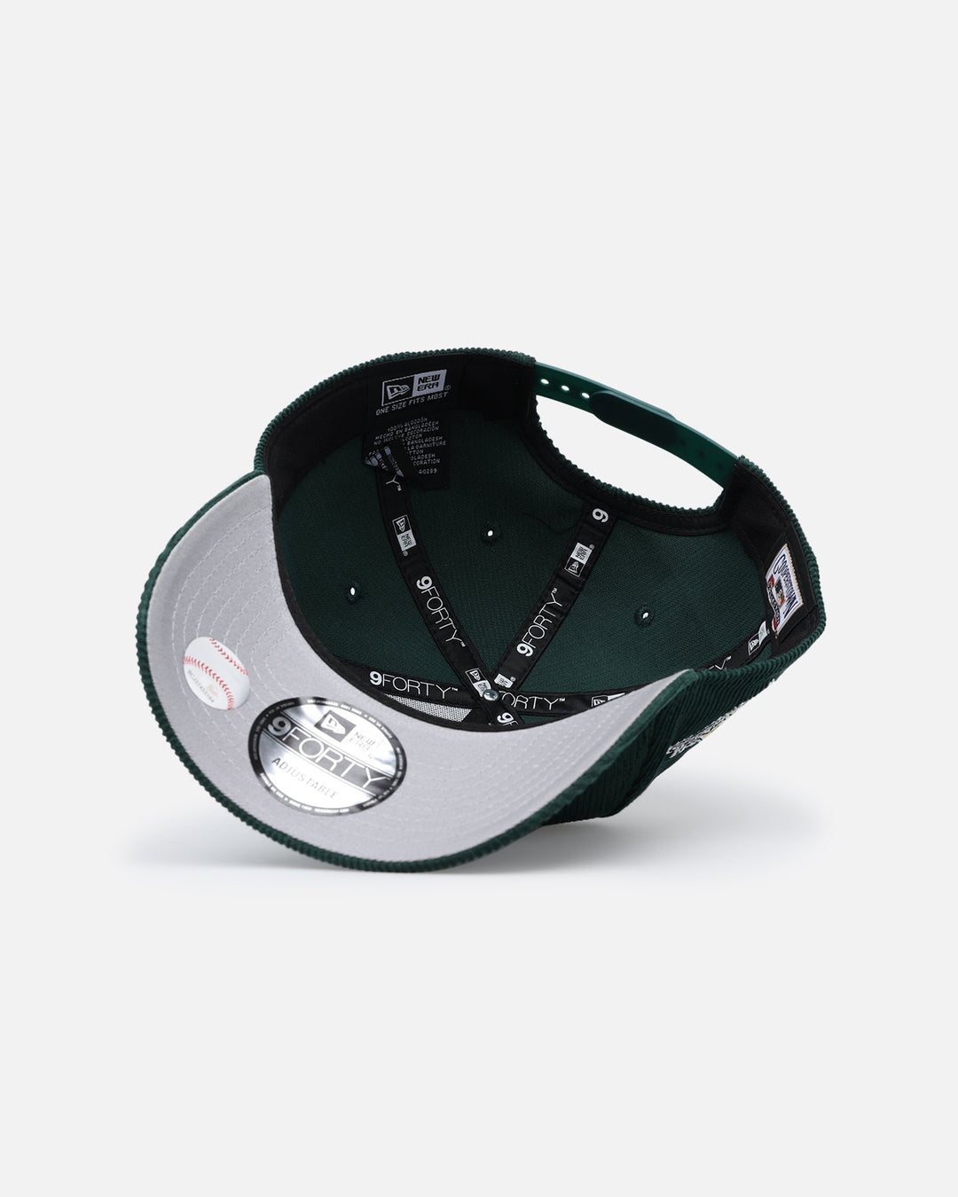 New Era Los Angeles Dodgers 'Dark Green Cord' 9FORTY A-Frame Snapback Dark Green