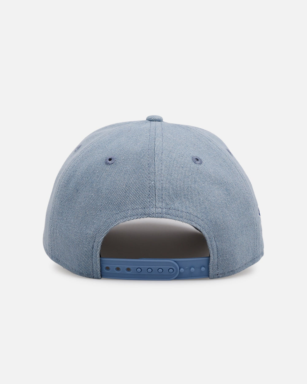 New Era Atlanta Braves 'Distressed Denim' 9FORTY A-Frame Snapback Light Wash Denim