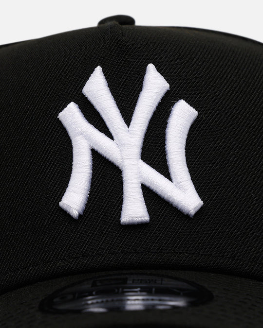 New Era New York Yankees 'Black And White' 9FORTY A-Frame Snapback Black/White