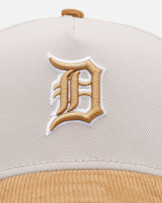 New Era Detroit Tigers 'Honey Pot' 9FORTY A-Frame Snapback Stone/Wheat