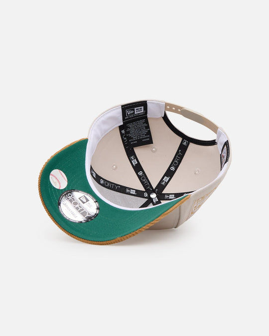 New Era New York Mets 'Honey Pot' 9FORTY A-Frame Snapback Stone/Wheat