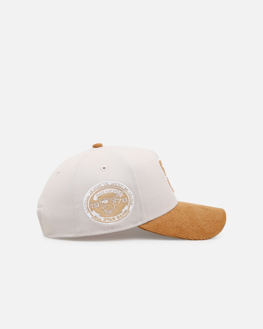 New Era San Diego Padres 'Honey Pot' 9FORTY A-Frame Snapback Stone/Wheat