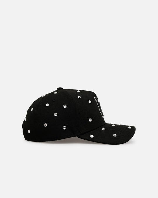New Era Los Angeles Dodgers 'Black Satin Hearts' 9FORTY A-Frame Snapback Black