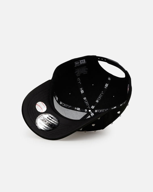 New Era New York Yankees 'Black Satin Hearts' 9FORTY A-Frame Snapback Black