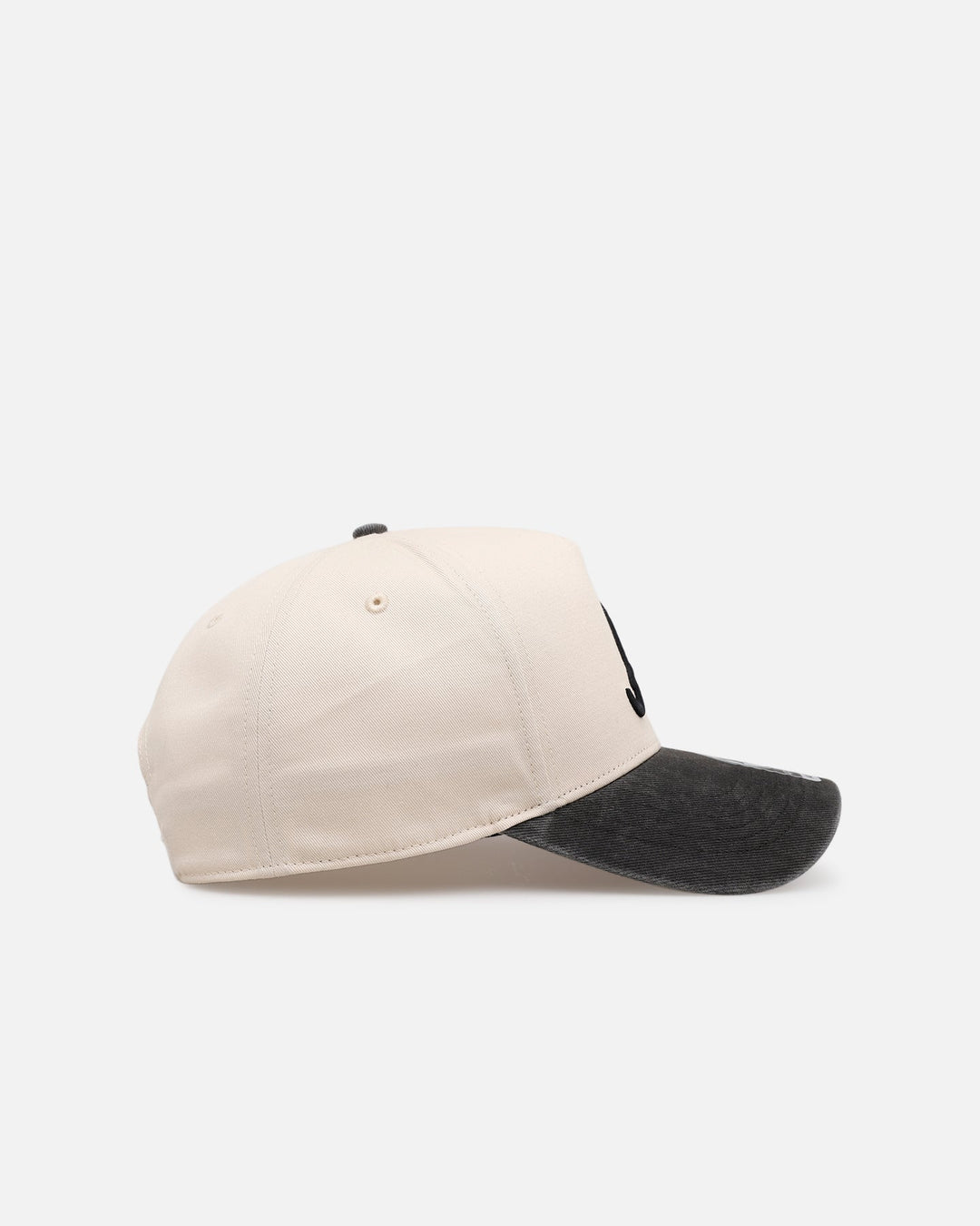 47 Brand Atlanta Braves 'Washed Black Visor' 47 Offside Snapback Natural