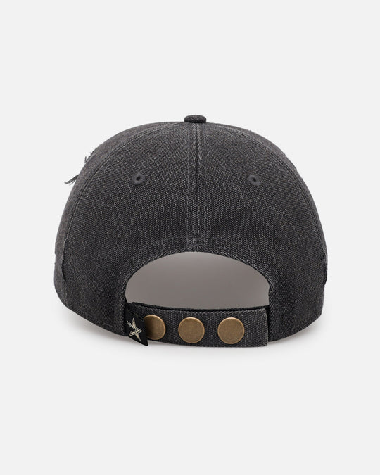 New Era Houston Astros 'Patent Leather' 9FORTY A-Frame Strapback Washed Black