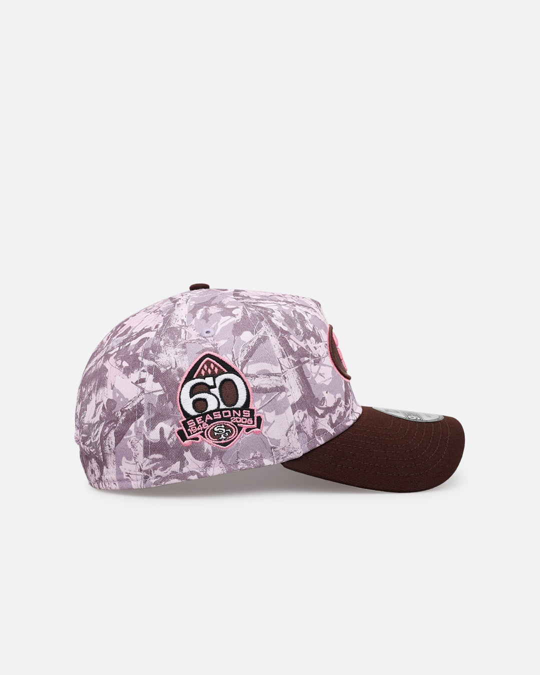 New Era San Francisco 49ers 'Pink Tree Camo' 9FORTY A-Frame Snapback Pink