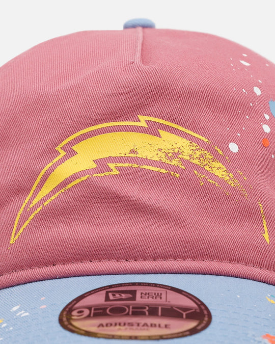 New Era Los Angeles Chargers 'Seasoned' 9FORTY A-Frame Strapback Pink/Blue
