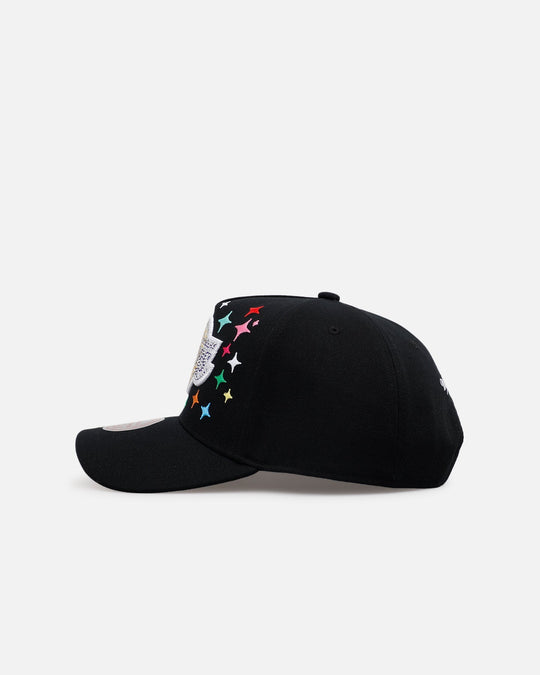 Mitchell & Ness Los Angeles Lakers 'Rhinestone Luxury' Pro Pinch Snapback Black