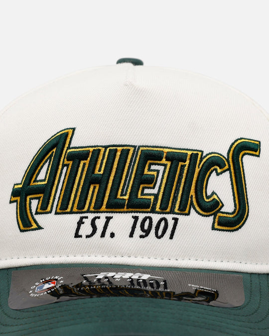 Pro Standard Oakland Athletics 'Paradise' Pro Pinch Strapback Eggshell