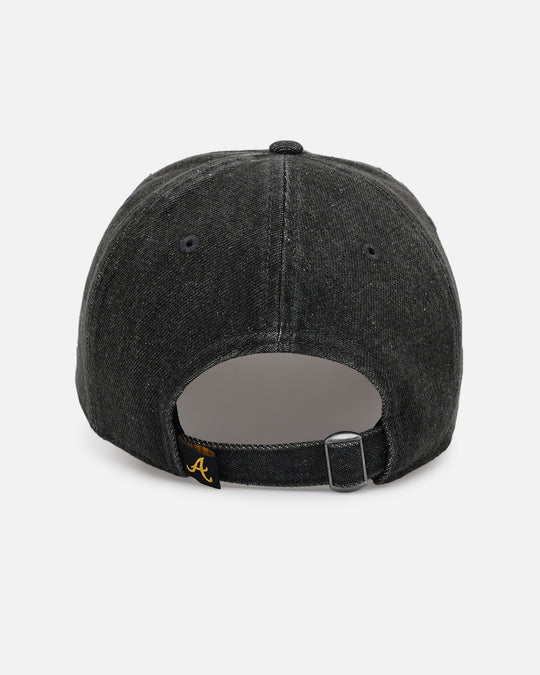 New Era Atlanta Braves 'Distressed Denim 2.0' 9FORTY A-Frame Strapback Black
