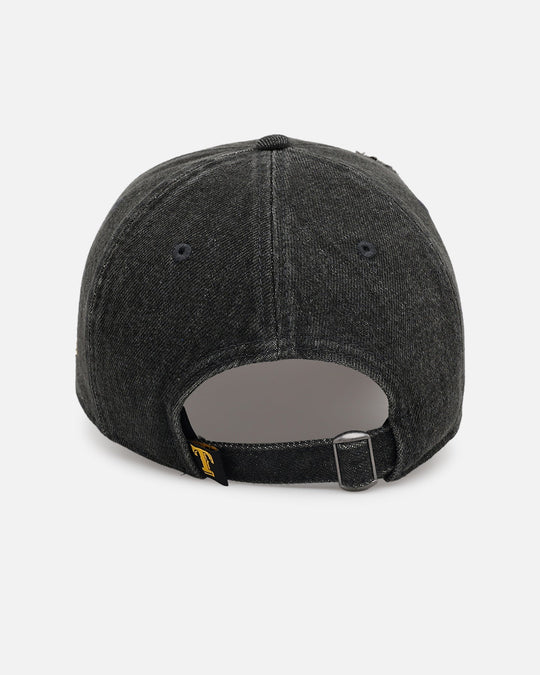 New Era Texas Rangers 'Distressed Denim 2.0' 9FORTY A-Frame Strapback Black