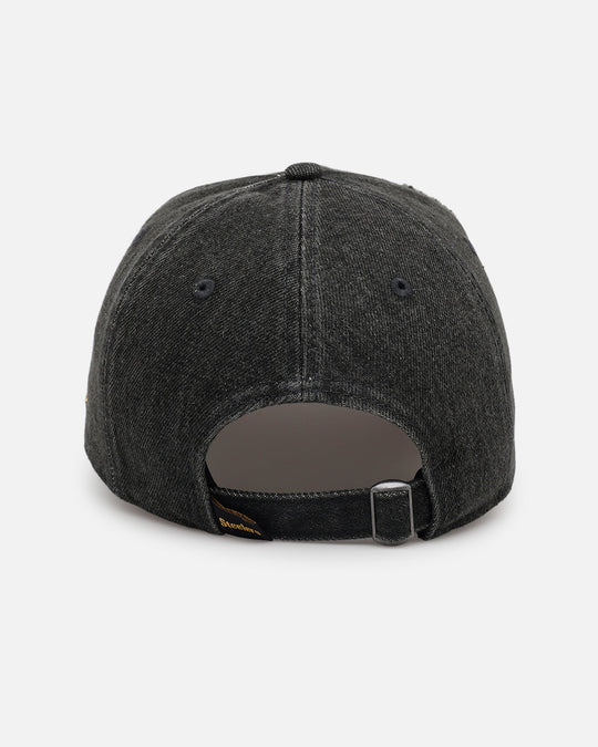New Era Pittsburgh Steelers 'Distressed Denim 2.0' 9FORTY A-Frame Strapback Black