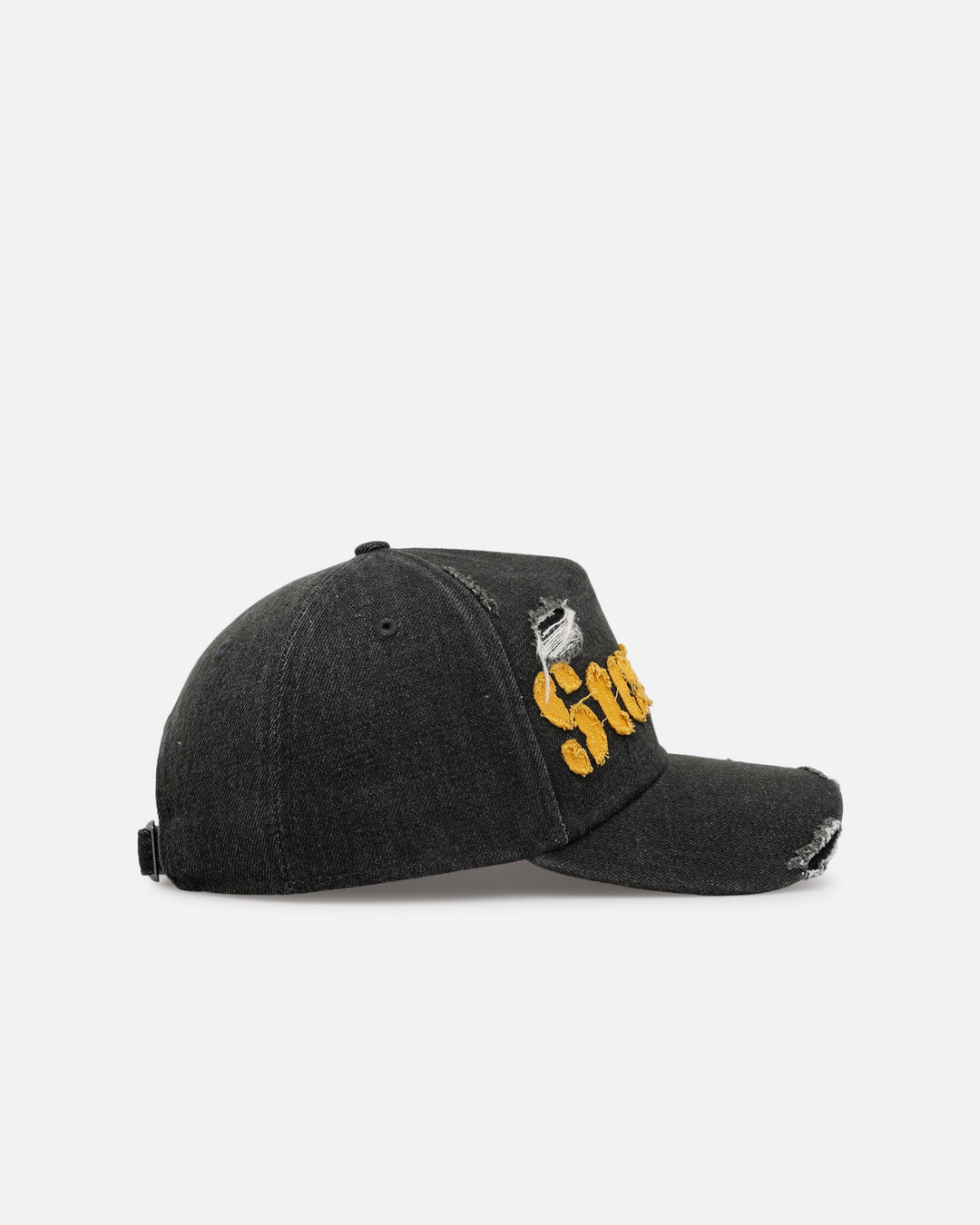 New Era Pittsburgh Steelers 'Distressed Denim 2.0' 9FORTY A-Frame Strapback Black