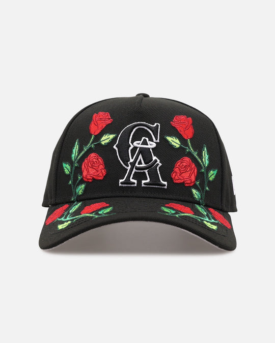 New Era Los Angeles Angels 'Garden' 9FORTY A-Frame Snapback Black