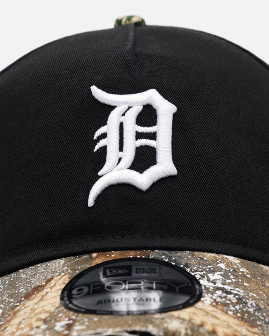 New Era Detroit Tigers 'Seasoned Camo' 9FORTY A-Frame Snapback Black/Camo