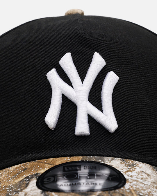 New Era New York Yankees 'Seasoned Camo' 9FORTY A-Frame Snapback Black/Camo