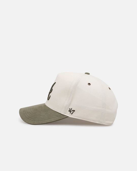 47 Brand Atlanta Braves 'Bottle Green 2.0' 47 Offside Snapback Natural