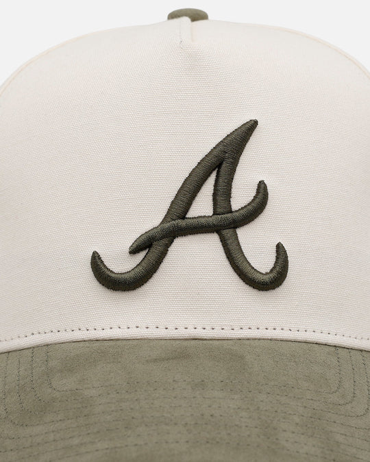 47 Brand Atlanta Braves 'Bottle Green 2.0' 47 Offside Snapback Natural