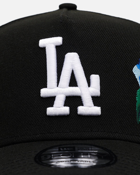 New Era Los Angeles Dodgers 'Blue Rose' 9FORTY A-Frame Snapback Black/Blue