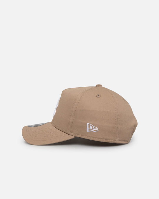 New Era Atlanta Braves 'Tumbleweed Seasonal' 9FORTY A-Frame Snapback Tumbleweed/White