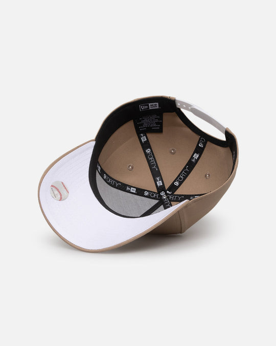 New Era Atlanta Braves 'Tumbleweed Seasonal' 9FORTY A-Frame Snapback Tumbleweed/White