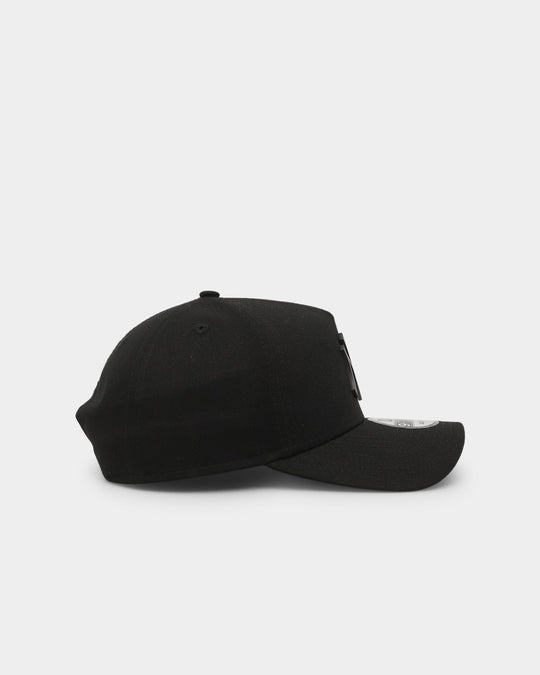 New Era New York Yankees 'Metal Badge' 9FORTY A-Frame Snapback Black/Black