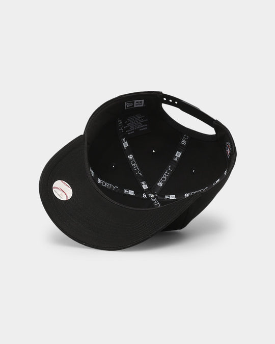 New Era New York Yankees 'Metal Badge' 9FORTY A-Frame Snapback Black/Black