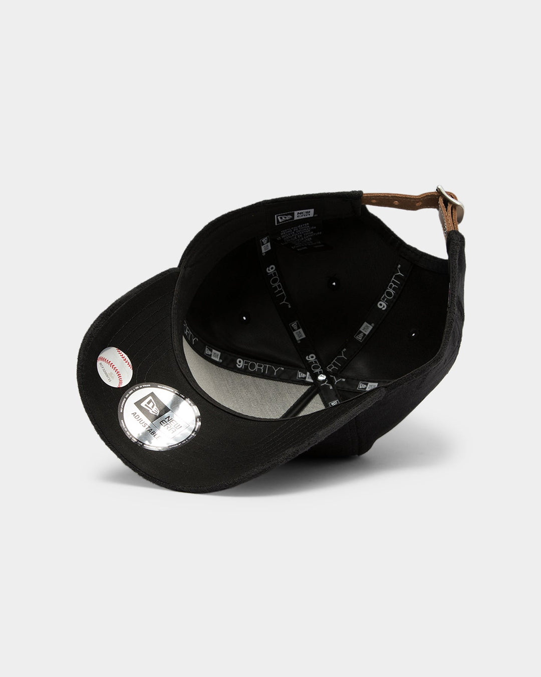 New Era Los Angeles Dodgers 'Black/Tan Suede' 9FORTY K-Frame Strapback Black/Tan