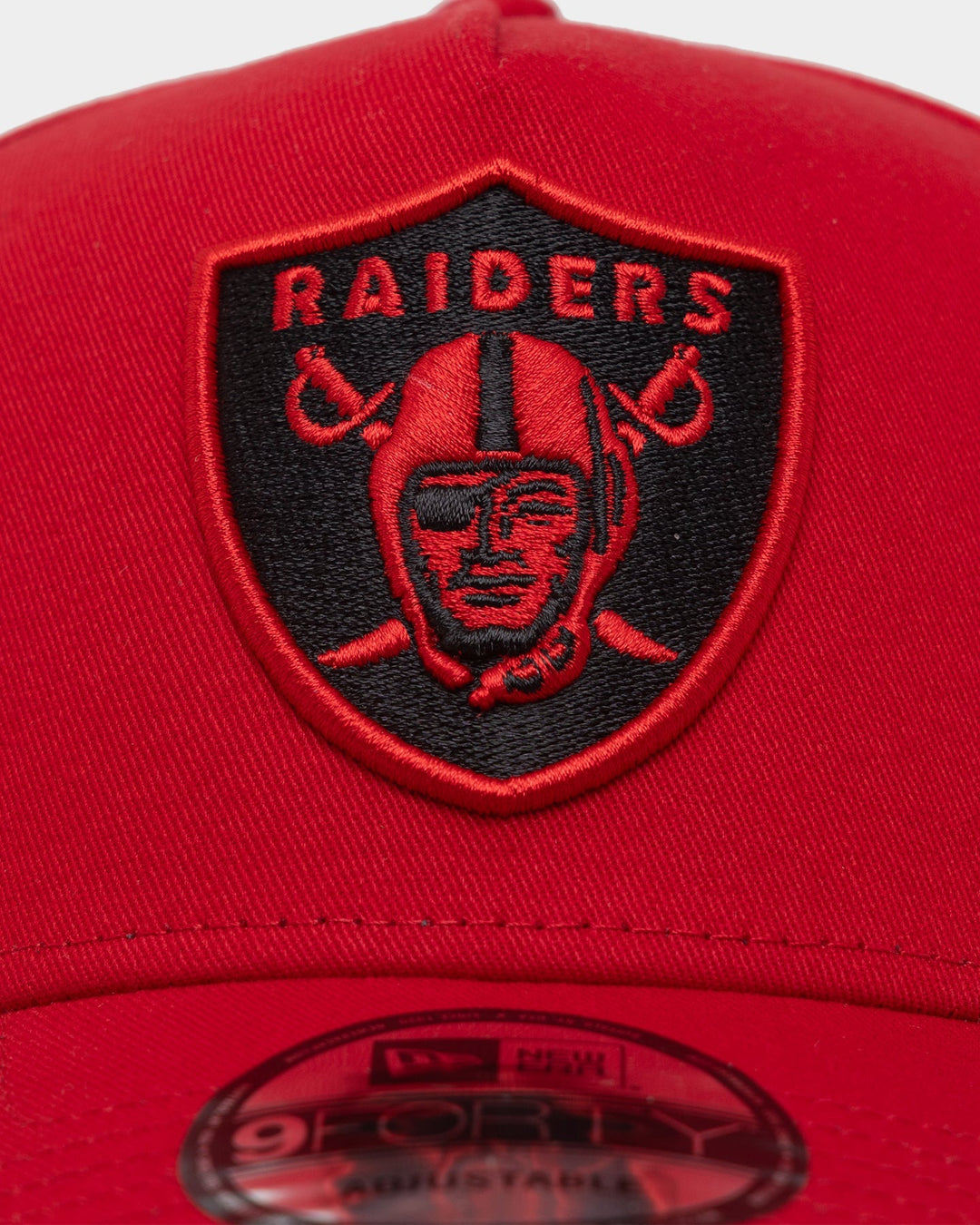 New Era Raiders 9FORTY A-Frame Snapback Scarlet/Black