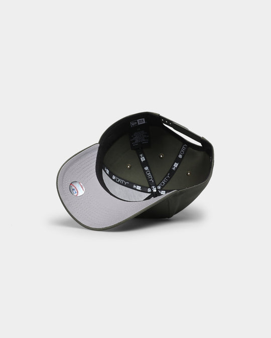 New Era Atlanta Braves 'Olive/Black' 9FORTY A-Frame Snapback Olive/Black