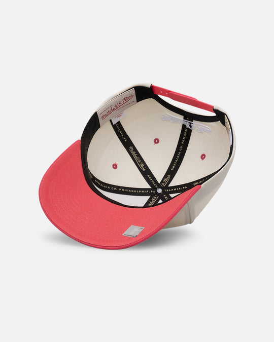 Mitchell & Ness San Antonio Spurs Go Team Go OG Snapback Vintage Cream