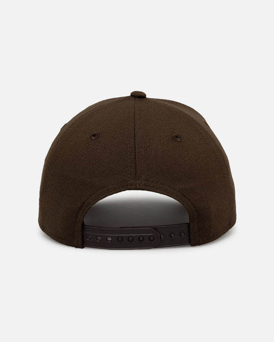 New Era Los Angeles Dodgers 'Upside Down LA Logo' 9FORTY A-Frame Snapback Walnut
