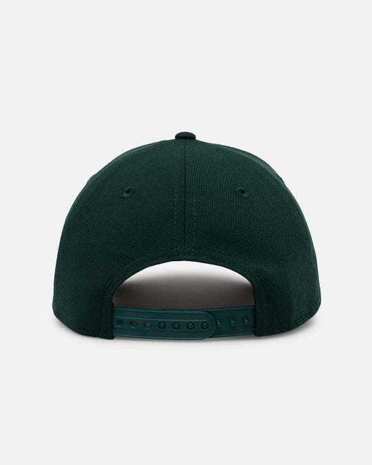 New Era Los Angeles Dodgers 'Upside Down LA Logo' 9FORTY A-Frame Snapback Dark Green