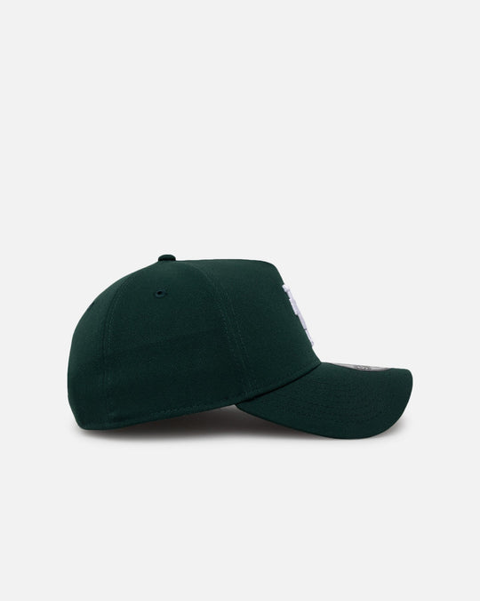 New Era Los Angeles Dodgers 'Upside Down LA Logo' 9FORTY A-Frame Snapback Dark Green