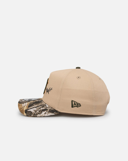 New Era New York Yankees 'Real Tree Edge Grit' 9FORTY A-Frame Snapback Oat Milk/Real Tree