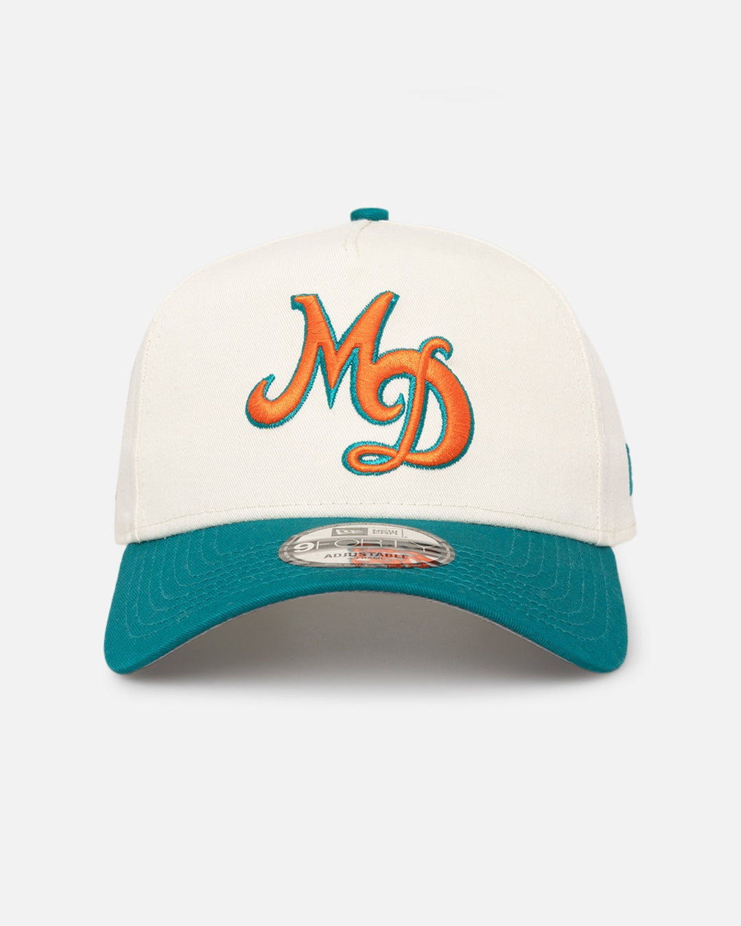 New Era Miami Dolphins 'NFL City Originals' 9FORTY A-Frame Snapback Chrome White/OTC
