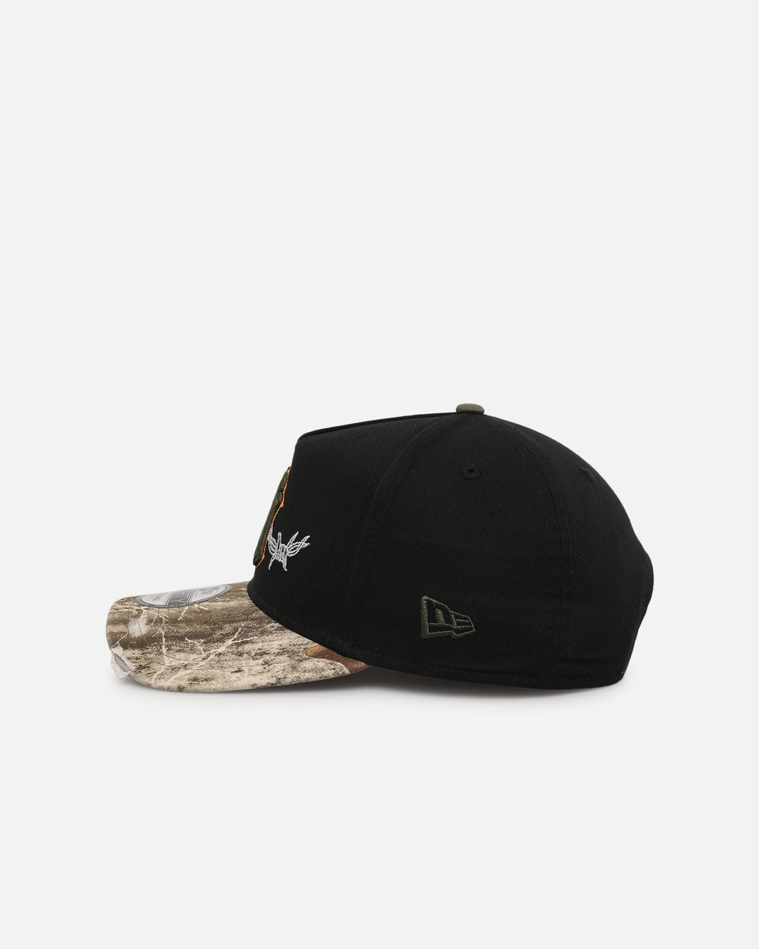 New Era New York Yankees 'Realtree Grit 2.0' 9FORTY A-Frame Snapback Black/Green/Orange