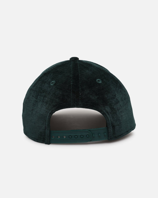 New Era Los Angeles Dodgers 'Plush Chenille' 9FORTY A-Frame Snapback Dark Green