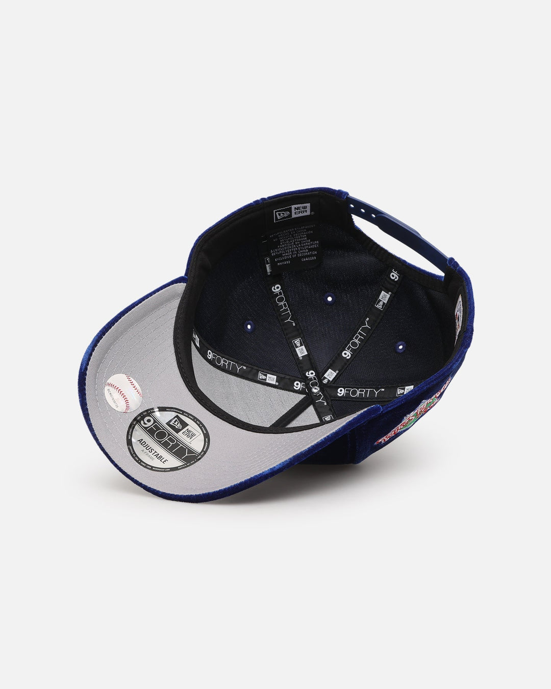 New Era Los Angeles Dodgers 'Velvet Official Team Color' 9FORTY A-Frame Snapback Blue