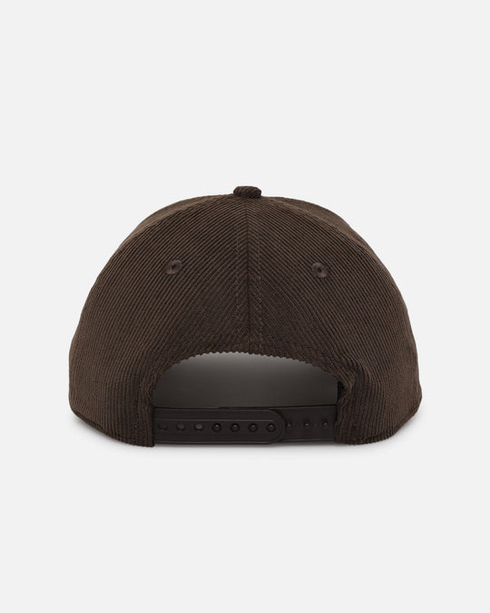 New Era Los Angeles Dodgers 'Upside Down LA Cord' 9FORTY A-Frame Corduroy Snapback Walnut