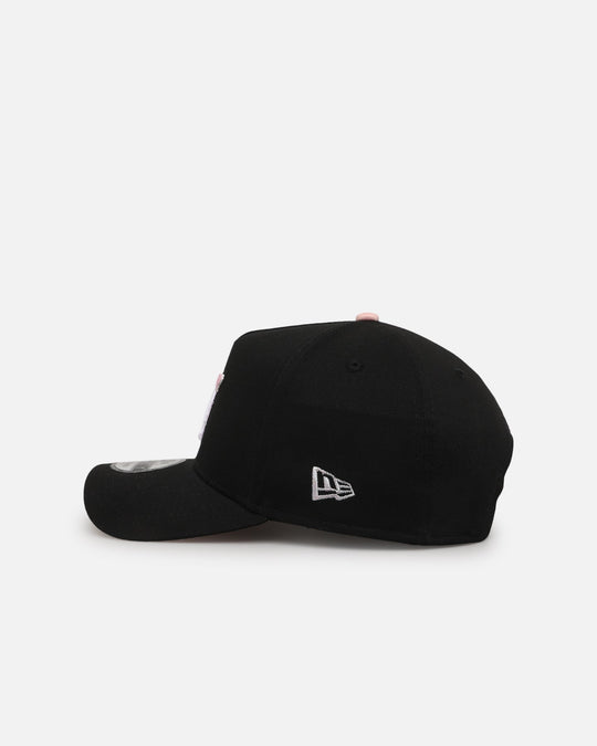 New Era Los Angeles Dodgers 'Pink Satin Hearts 2.0' 9FORTY A-Frame Snapback Black/Pink