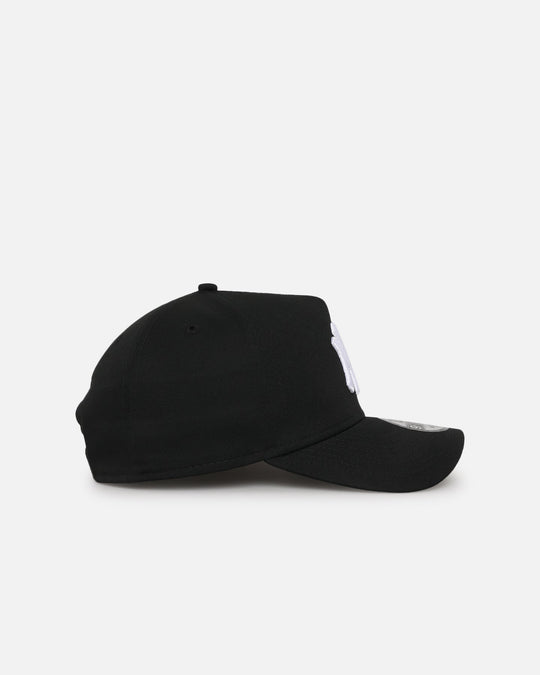 New Era New York Yankees 'Pink Rose Embroidery' 9FORTY A-Frame Snapback Black/Pink
